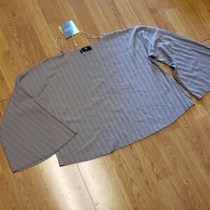 NWT Missguided sheer ribbed Jean Grazer top 8